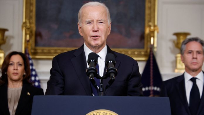 On Tuesday, President Biden condemned terrorism, unless it's sanctioned by Israel. Then it's A-OK!