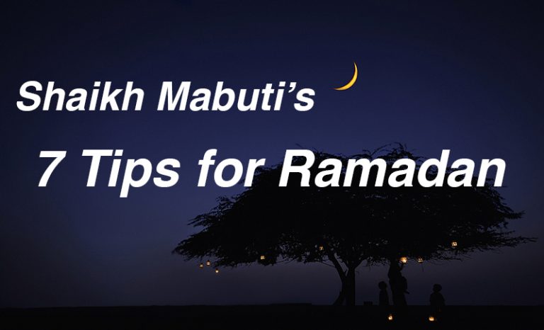 Shaikh Mabuti’s 7 Tips To Ease Into Ramadan: The first few days of fasting can be tough, but these tips from Shaikh Khalid Mabuti make the transition into the holy month a breeze.