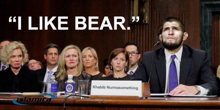 Khabib to Senate: “I LIKE BEAR.”