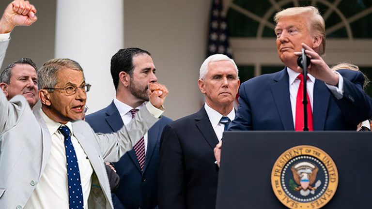 “NO! NO! NO! YOU NINCOMPOOP!” Fauci Explodes At Trump During Coronavirus Press Conference