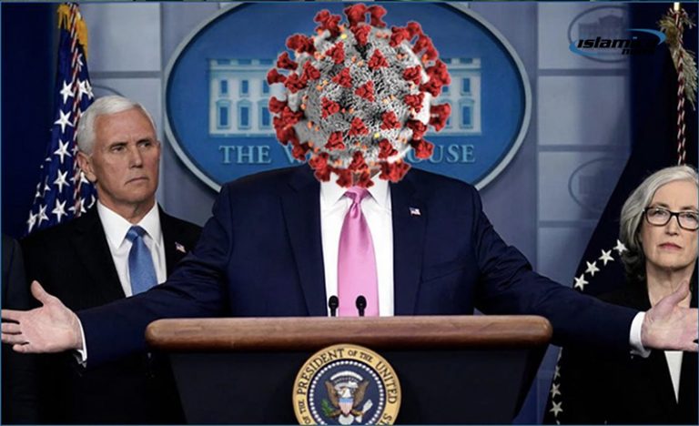 “Time To Embrace Our New Infectious Overlords!” Yells A Visibly Compromised Trump