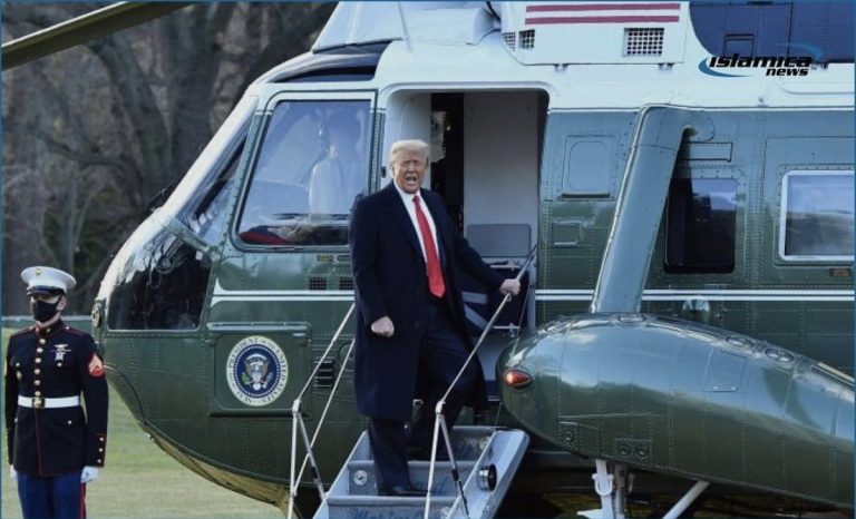 Before Leaving Washington, Trump Turns Around And Shouts “Allah-U-Akbar!”